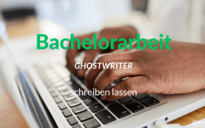 Bachelorarbeit von einem Ghostwriter schreiben lassen: Einleitung